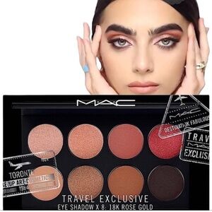 MAC Cosmetics Travel Exclusive Eyeshadow Palette - 18K Rose Gold - BNIB & Sealed